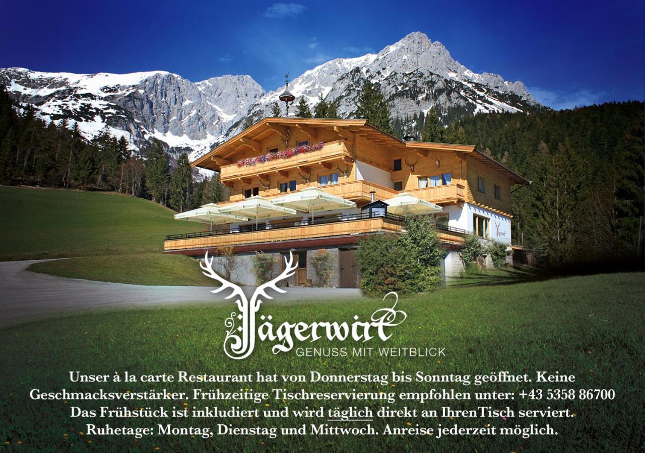 Boutique-Pension Jaegerwirt Scheffau am Wilden Kaiser Dış mekan fotoğraf